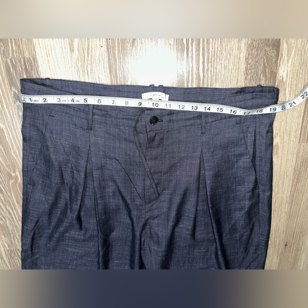 The Row Dark‎ Chambray Wide Leg Trouser Medium - Picture 6 of 11